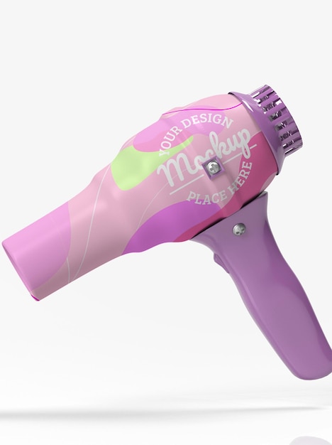 hair dryer mockup design