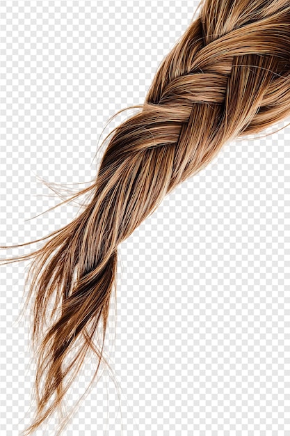 hair salon with a braid on a transparent background