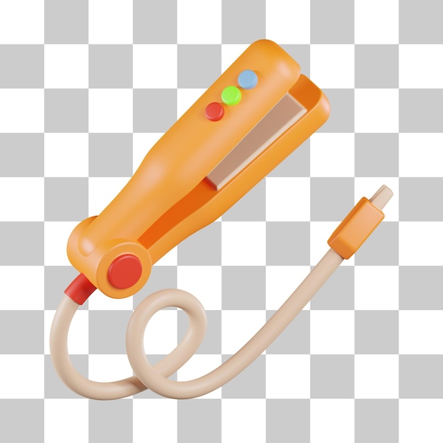 Hair Straightener 3D Icon