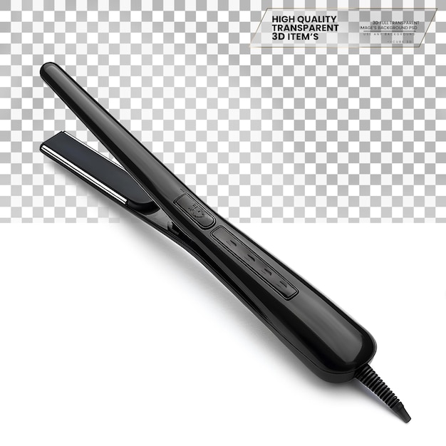 Hair Straightener A Tool for Straightening Hair on Transparent Background