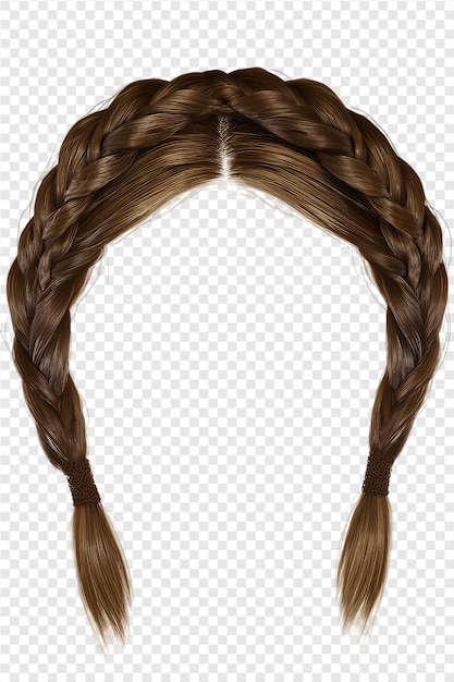 hair style for a girl with braided hair