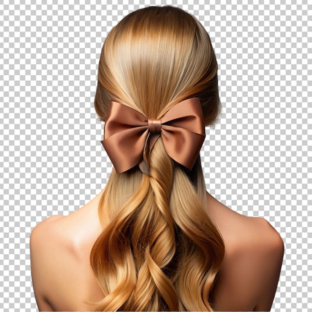 Hair style on transparent background