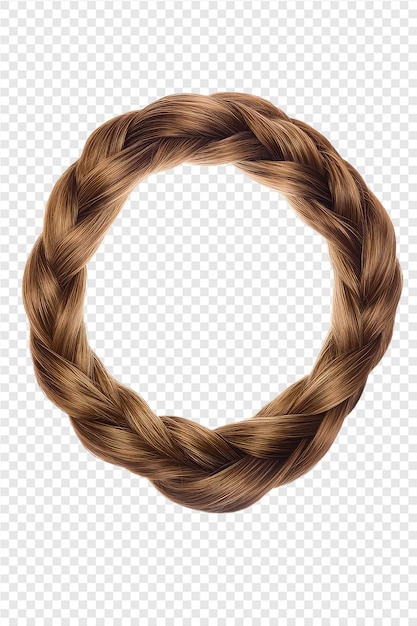 a hair style with long brown hair