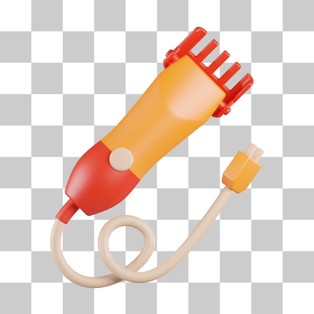 Hair Trimmer 3D Icon