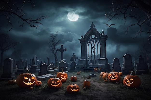 Halloween background design