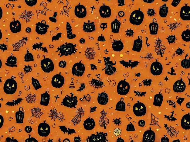 PSD halloween background happy halloween