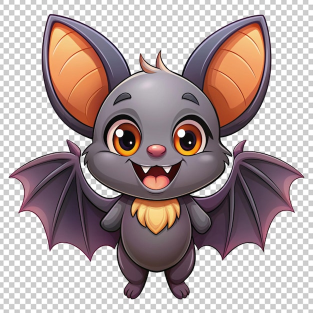 Halloween bats isolated on transparent background