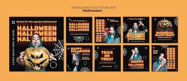 Halloween celebration  instagram posts