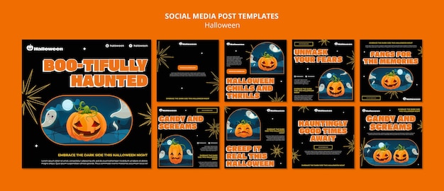 Halloween celebration  instagram posts