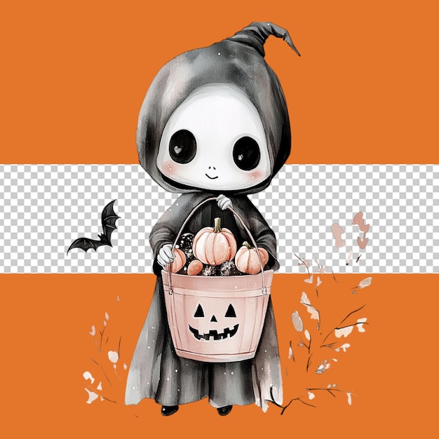 PSD halloween character png