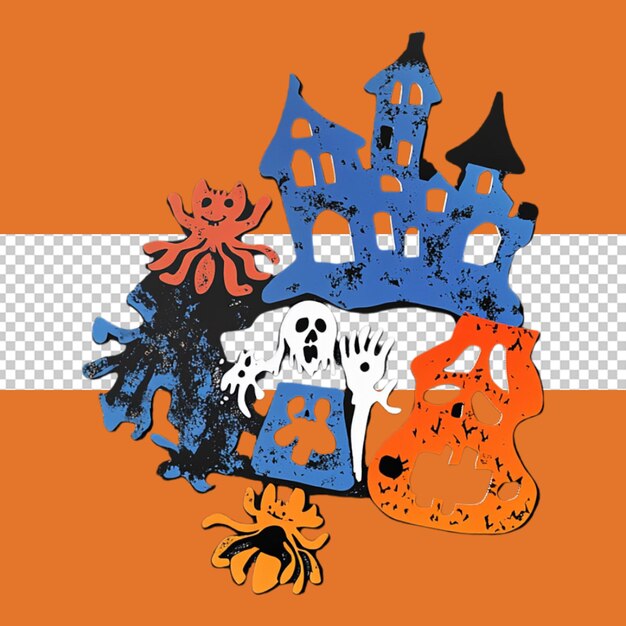 PSD halloween character png