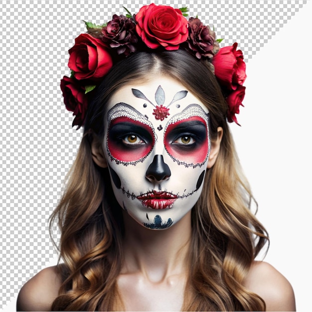 halloween femaleskullmakeup