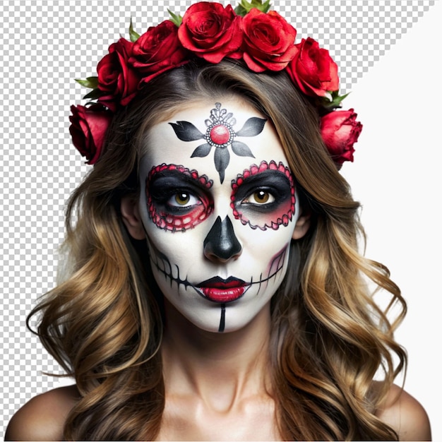 halloween femaleskullmakeup