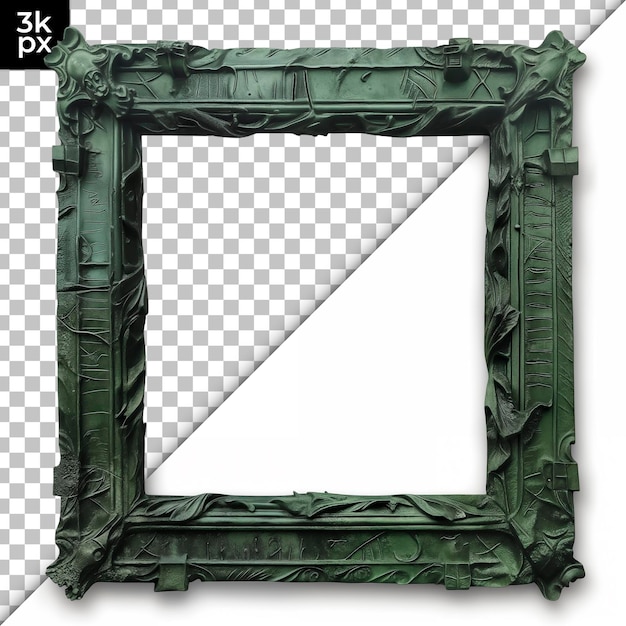 Halloween Frame Isolated on Transparent Background