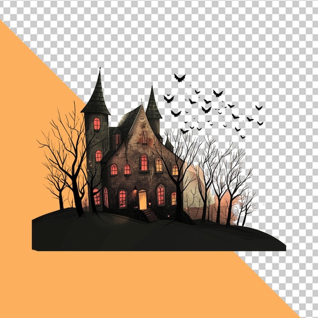 Halloween illustration Halloween background happy Halloween day PNG