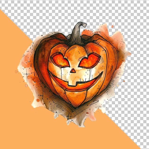 PSD halloween illustration halloween background happy halloween day png