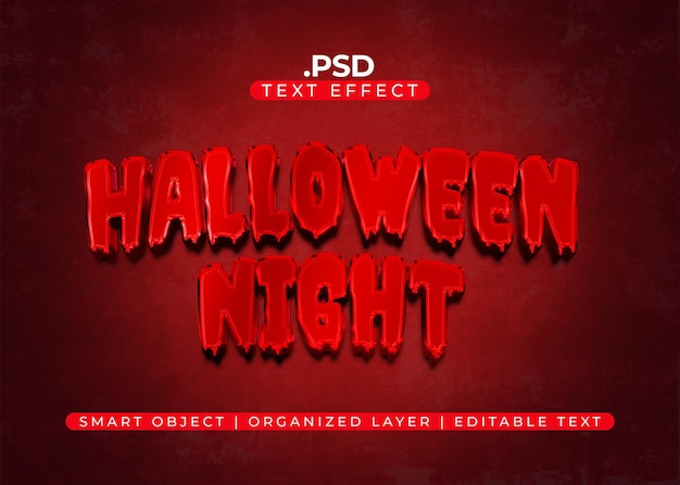 Halloween Night Text Effect