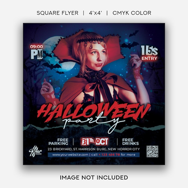 Halloween Party Flyer Template