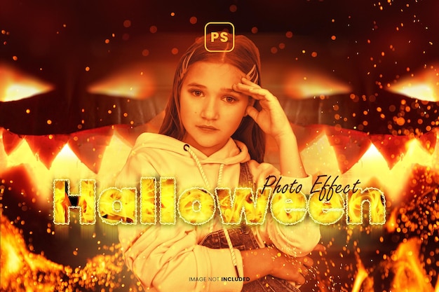 halloween photo effect