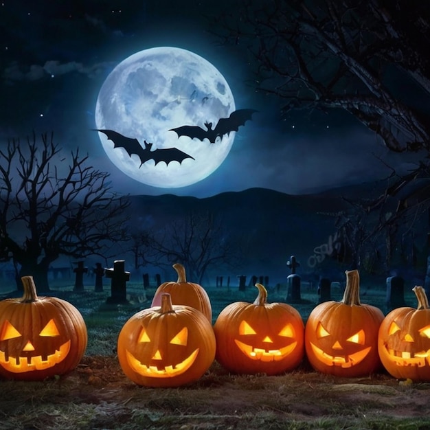 PSD halloween pumpkin designs