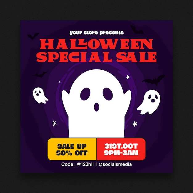 Halloween Special Sale Banners Post