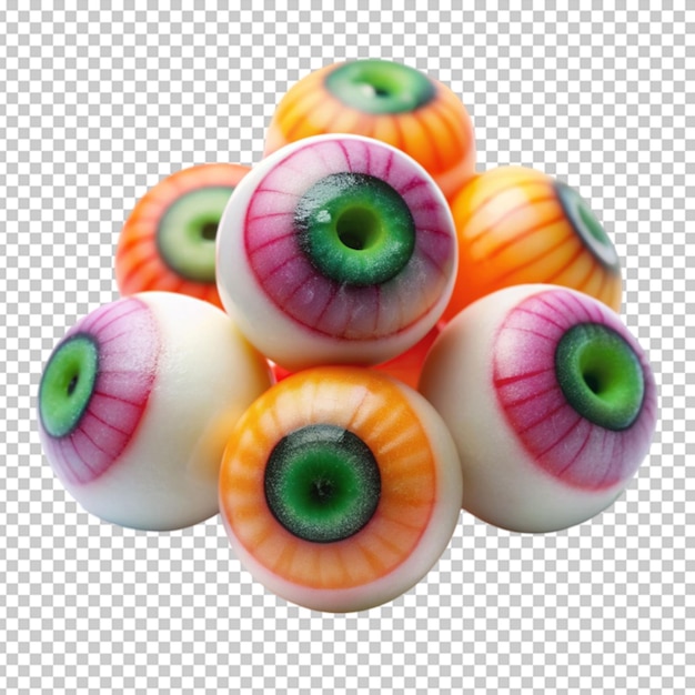 PSD halloween sweet eyeballs candy