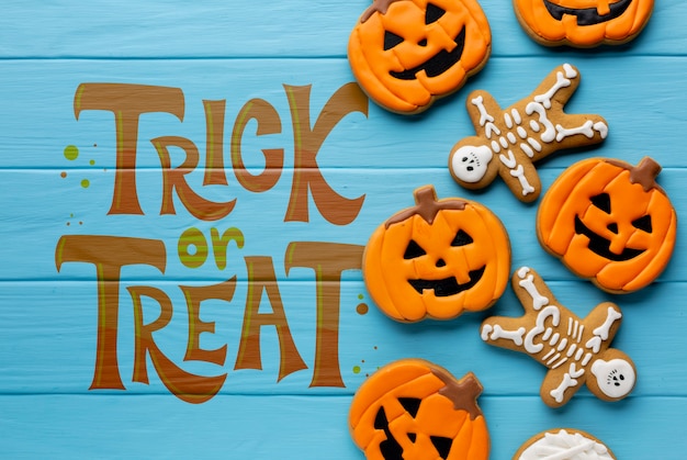 PSD halloween trick or treat sweets