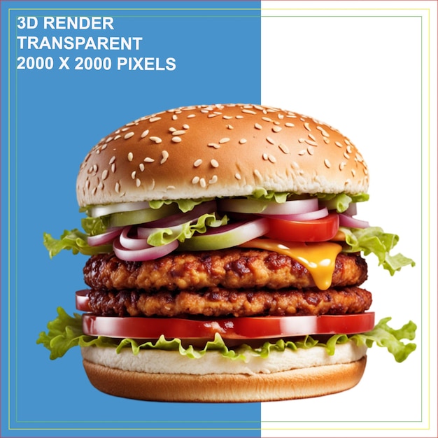 a hamburger with a picture of a hamburger and the words quot 3d x mash quot on it