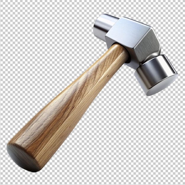 PSD hammer isolated on white background