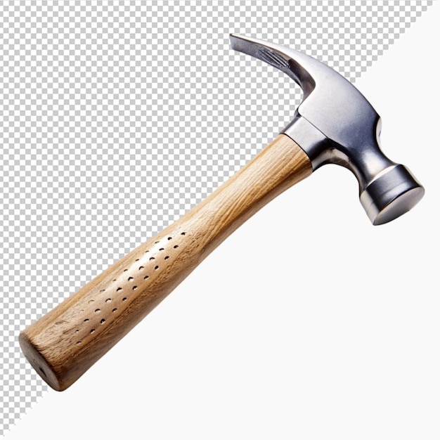 PSD hammer on transparent background