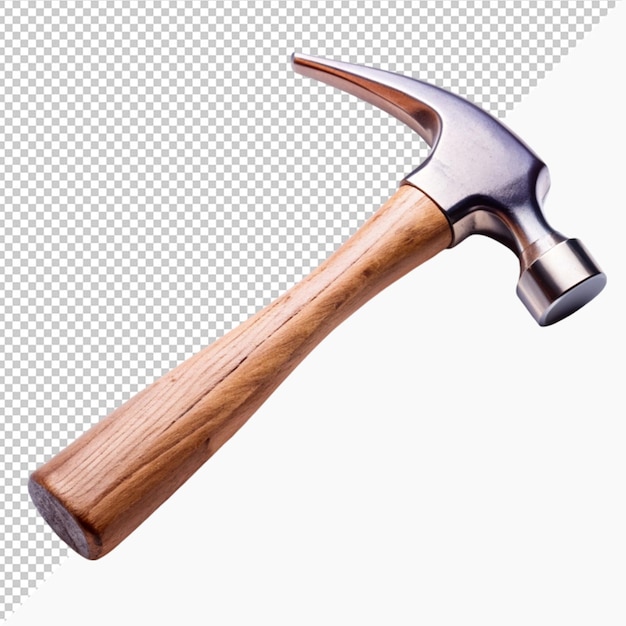 PSD hammer on transparent background