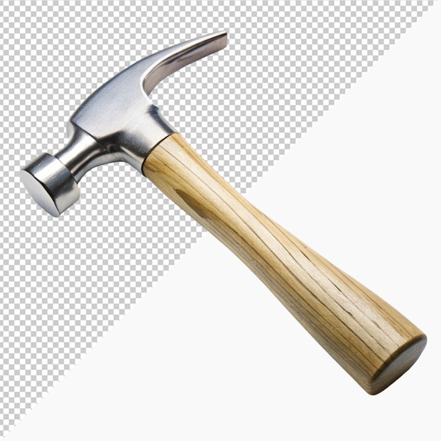 PSD hammer on transparent background