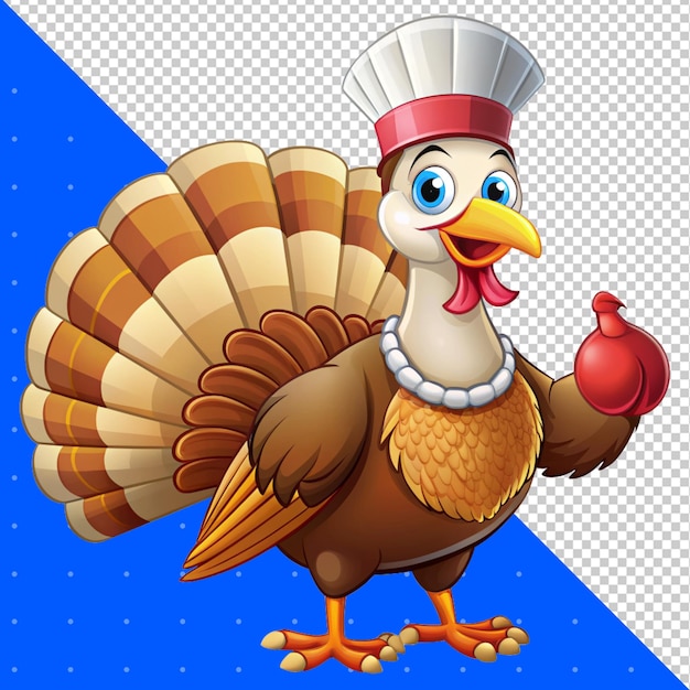 Hand drawn cartoon chicken PNG Transparent Background Illustration