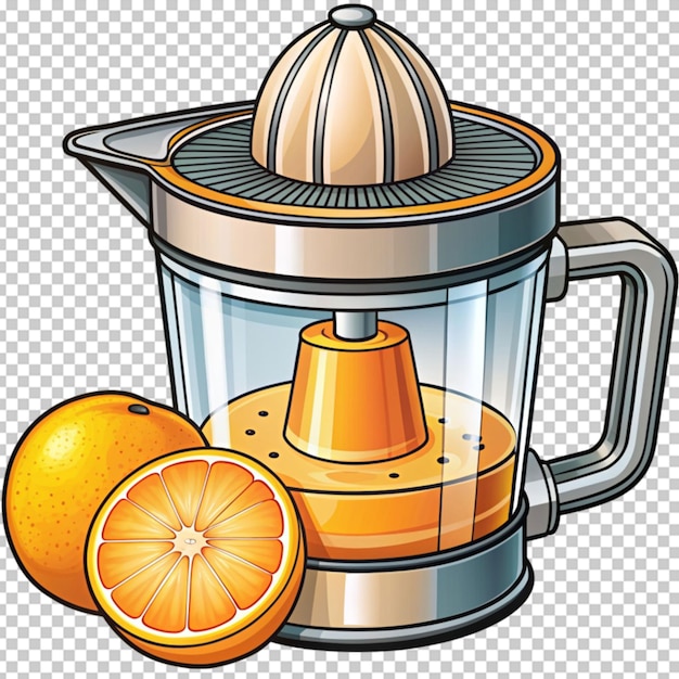 PSD hand drawn smoothies in blender glass illustration