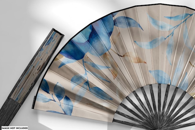 Hand Fan Mockup