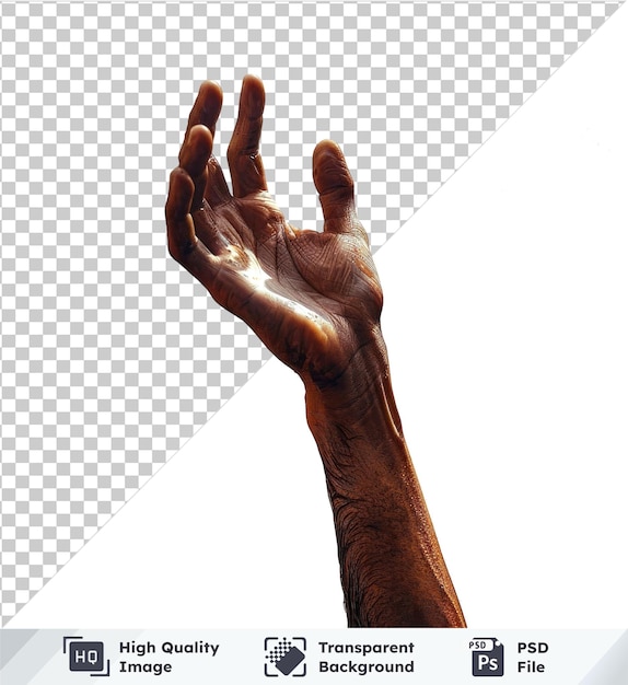 Hand gestures and photography isolated on transparent background