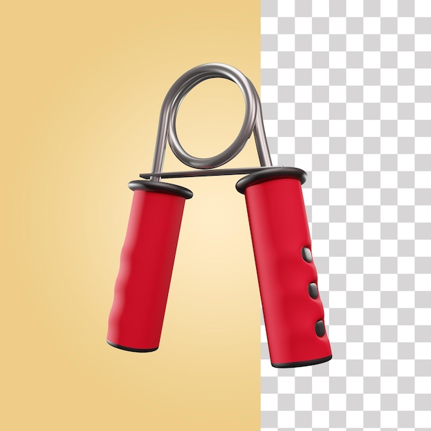 Hand gripper 3d illustration