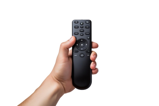 PSD a hand holding a remote control