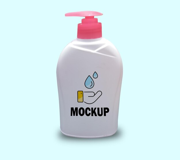 Hand Wash Mockup Design PSD Template