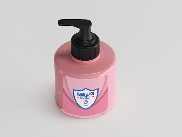 Hand wash mockup