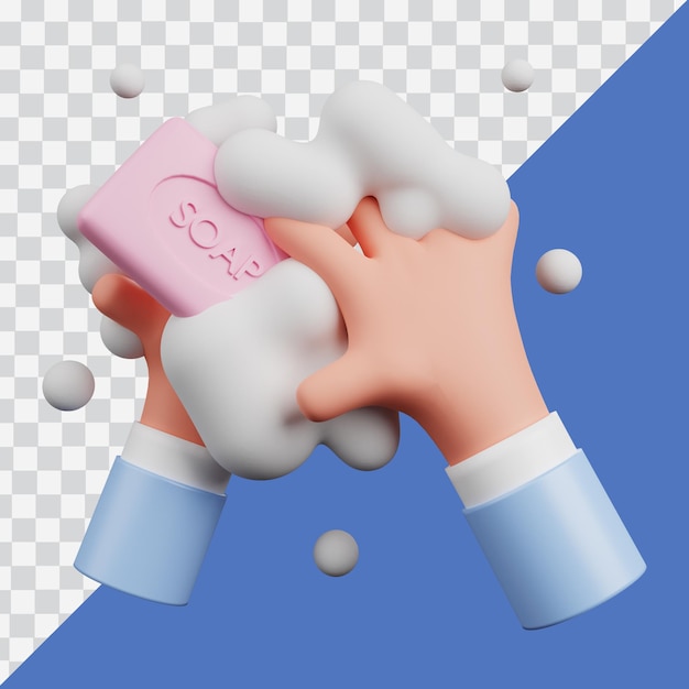 Hands 3D Icon Financial Illustration