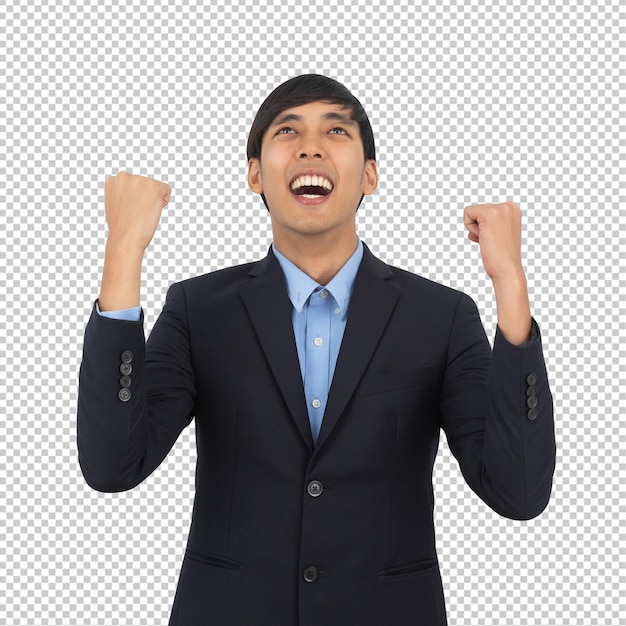 Handsome asian business man cutout Psd file