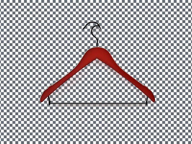 PSD hanger isolated on transparent background