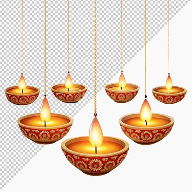 PSD hanging diwali lamp