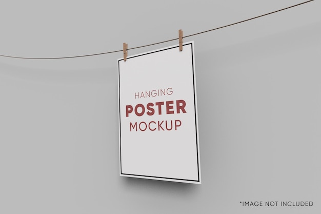 Hanging Poster Mockup