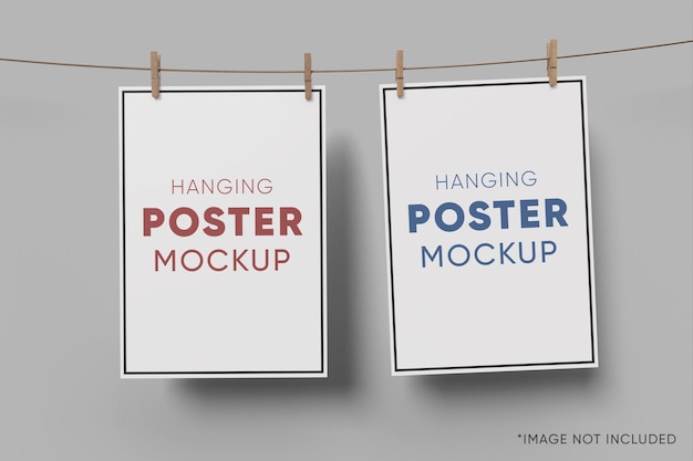 Hanging Poster Mockup