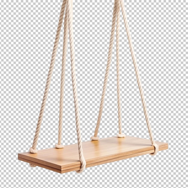 hanging rope shelf