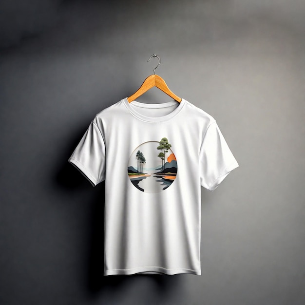 Hanging T shirt Mockup