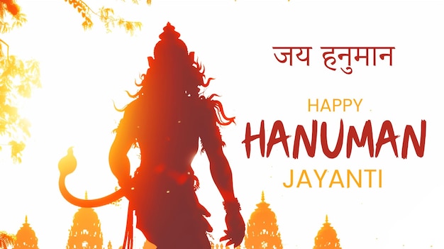 hanuman jayanti banner and poster