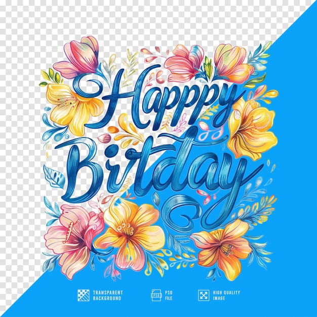 Happy birthday sticker images without background in HD quality